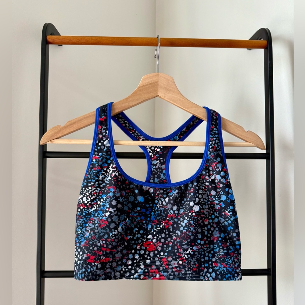 Women’s Champion Multicolor Sports Bra, Size XL